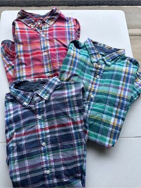 Express Men's Plaid Button-Down Shirt Bundle
